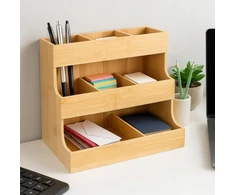 Aptel Bambusinis virtuvės organizatorius, 26,3 x 16,5 x 24 cm