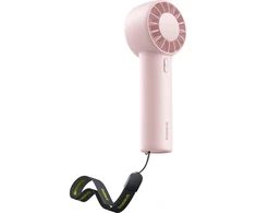 Baseus GoTrip DT1 mini nešiojamas ventiliatorius, kūdikių rožinės spalvos