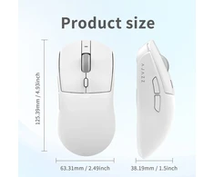 Aptel Belaidė pelė žaidimams Ajazz AJ139 V2 MC-3 Mod-Juodas-Pixart 3311