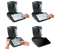 Aptel Thermomix TM7 grūdintas stiklas, apsauginis ekrano stiklas 9H, rinkinys