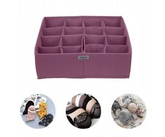 ORDINETT Box modular with sections L size 30.5x30.5x10cm Blossom