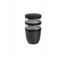 Aptel Pietų puodas ELLIPSE 500+200+200 ML NORDIC Juodas 107658041100 Juodas