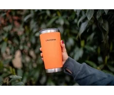 Aptel Termo puodelis Humanas Fluo 600 ml - oranžinė