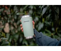 Aptel Termo puodelis Humanas Fluo 600 ml - žalia