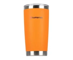 Aptel Termo puodelis Humanas Fluo 600 ml - oranžinė