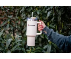 Aptel Termo puodelis Humanas Viva 1200 ml - smėlio spalva