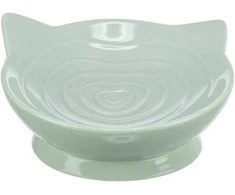 Trixie Aptel Viviana, pakeltas katės dubenėlis, keraminis, šalavijų spalvos, 0,15 l / 14 cm