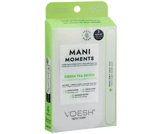 Aptel Voesh „Mani Moments Duo“ 2 rinkiniai 3 žingsnių žaliosios arbatos detoksikaciniam manikiūrui
