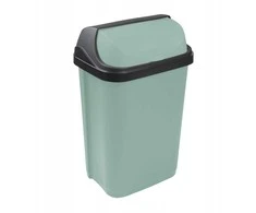 Keeeper Waste bucket with rotating lid 10L Rasmus 25,5x19x39cm žalias