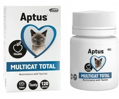 Apsaugos priemonė - Aptus Multicat Total Multivitamin 120 tablečių
