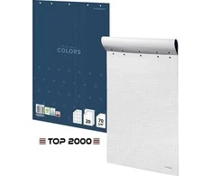 Apverčiama lenta Top 2000 Apverčiamos lentos bloknotas Top 2000 Spalvos 64x90cm trumpas (20)