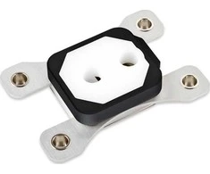 Aqua Computer cuplex kryos NEXT RGBpx AM4/AM5 – Acetal + 925 sidabrinis, juodos spalvos