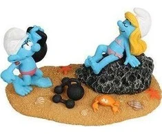 AQUA DELLA AquA Della Smurfette dekoracija Beach 16,2x9,6x9,3