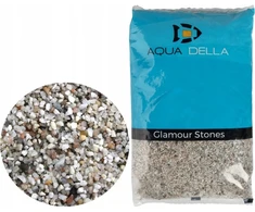 AQUA DELLA pilkas kvarcinis žvyras, žvyras, akvariumui, pilkas, 2-3 mm, 10 kg