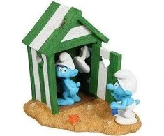 Aqua Nova AquA Della dekoracijos smurfas kotedže 14x11x14cm