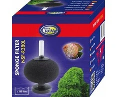 Aqua Nova NSF-R380L oru varomas kampinis kempininis vidinis filtras 380L/val