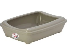Pet Nova tualetas katėms, 50 cm, pilkas