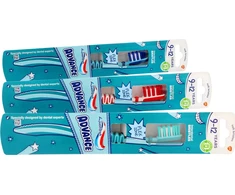Aquafresh Advance dantų šepetėlis 9-12 metų vaikams 1 vnt.