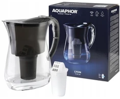 Filtravimo ąsotis Aquaphor Lyon 3.8 l juoda + wkład A5