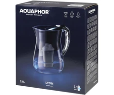 Filtravimo ąsotis Aquaphor Lyon 3.8 l juoda + wkład A5