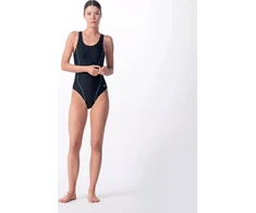 AquaWave Damski maudymosi kostiumėlis Aquawave ABRA WMNS juodas/aqua splash dydis XS