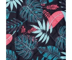 AquaWave Pikniko antklodė 140x170cm ALADEEN rožiniai lapai