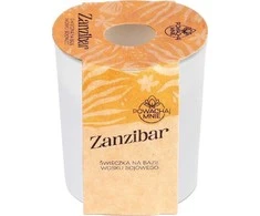 Aquolina Natūrali žvakė "Smell Me" su Zanzibaro kvapu, 130 ml, balta