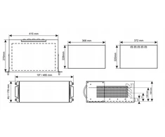 ARAD4SN PULSAR RACK korpusas 4U 270mm