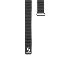 Araree Connect hibrīda ādas-silikona magnētiska cilpa josta 22mm (M/L 130mm) melna