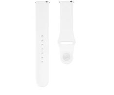 Araree Siksniņa Connect 22 mm silikoninis laikrodžio dirželis (S/M 110 mm) Baltas (CONUNI2210W)