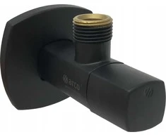 Arco Kampinis ventilis A-80, juodas matinis 1/2"X1/2"