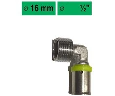 Arco Alkūnė 873410A presuojama 16×2.00-1/2″ išorinis sriegis