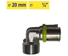 Arco Alkūnė 873420A presuojama, 20×2.00-3/4″, išorinis sriegis