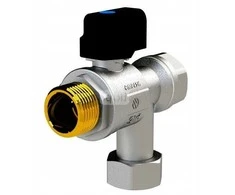 Arco SENA VA30 Kampinis rutulinis vožtuvas katilams 1/2 GW x 1/2 RN su filtru, drugelio formos dangteliu.