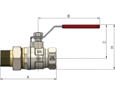 Ventilis išard. 1 v/i ilga rank. 754205 ARCO SENA