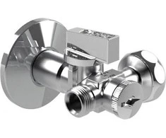 Arco Dvejopo kampo vožtuvas su filtru be 1 / 2 "x3 / 8" x3 / 4 "veržlės (DUR29)
