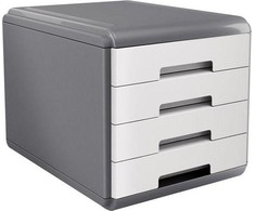 Arda organizatorius MyDesk žalsvai balti 4 stalčiai (18P4PB)