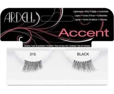 Ardell Accent Lashes 315 Juodas Klijuojamos blakstienos