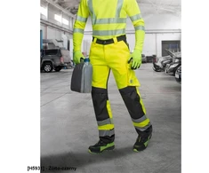 Darbo kelnės Ardon Hi-viz Signal, juoda/geltona, 56