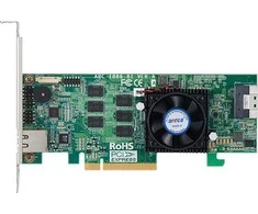 Kontrolierius Areca PCIE 4, 0 x 8 - 1 x Slim- SAS SFF- 8654 (ARC- 1886- 8I)