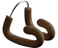 Arena NOSIES SPĄSTŲ SPAUSTUKAS METALINIS SUPER NOSE CLIP II COFFEE 95167/200