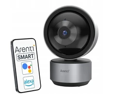 Arenti Indoor 5MP/2.5K 5G Wi-Fi Pan Tilt Zoom Kamera prywatności