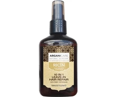 Arganicare 10 in 1 Ricin Hair Leave-In Conditioner Detangling &amp; Minkštinantis ir glotninantis, 150 ml