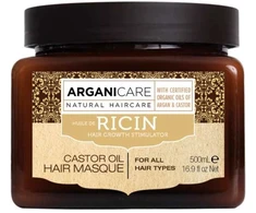 Arganicare Ricin Hair Treatment Kreminis Mask For Growth Stimulation, 500 ml
