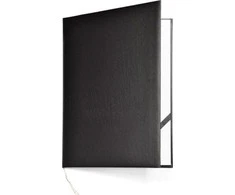 Argo diplomas apima 220x310mm ARGO ELEGANT 220217 juoda minkštos odos fanera kaip 10vnt