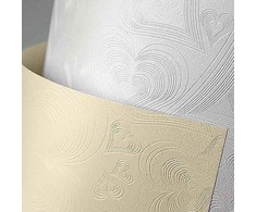 Galeria Papieru Dekoratyvinis popierius LOVE A4 kreminis 220g 20l