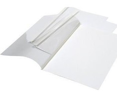 ARGO Aplankas terminiam įrišimu LUX A4, 2 mm, baltas (100 vnt.)