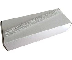 Argo Vielos nugarėlė 12,7mm ARGO 424121 balta 100vnt