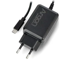 Argon40 Maitinimo šaltinis Argon40 V2 USB typ C 5,25V/3,5A do Raspberry Pi 4B - juoda}