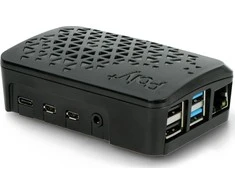 Raspberry Pi 4B dėklas Argon Poly+ Juodas